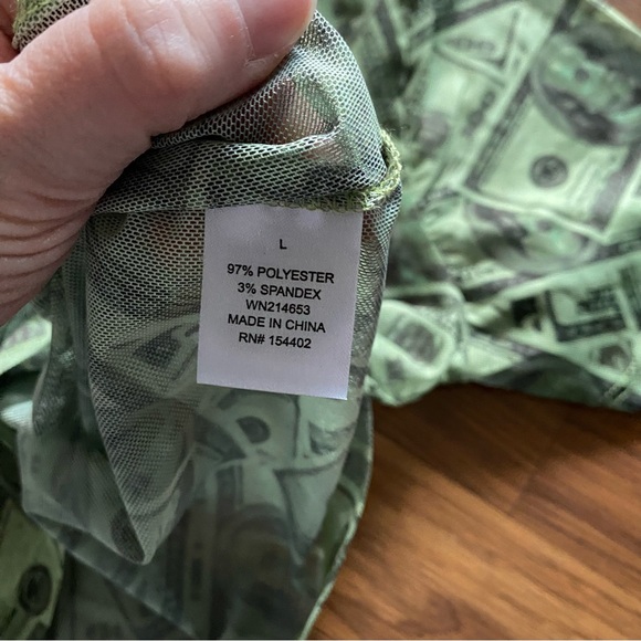 Windsor size large sheer money print top BNWT - Picture 4 of 5